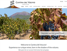 Tablet Screenshot of cantinadelvesuvio.it